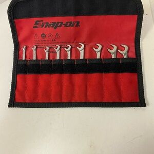 Snap-on 9  piece offset open and ignition wrench set1/8”—3/8”